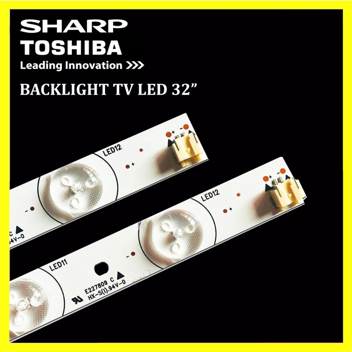 BACKLIGHT TV Sharp Toshiba 32 Inch 32PB200EJ 201EJ 200V1 PU200EJ 201EJ