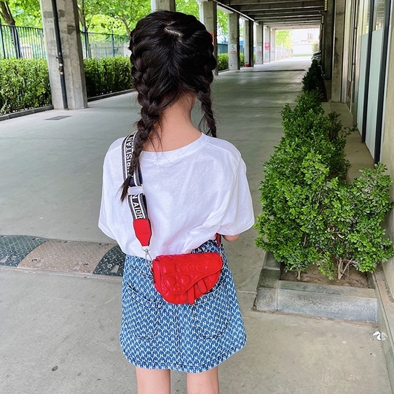 CHUBBI Tas Anak Selempang Perempuan Fashion Korea Kulit Dr Import