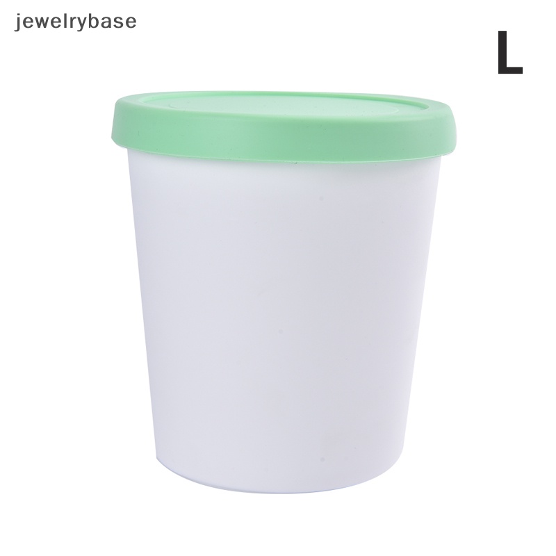 [jewelrybase] Wadah Es Krim Cup Reusable Freezer Storage Tub Dengan Tutup Sealing Ketat Butik