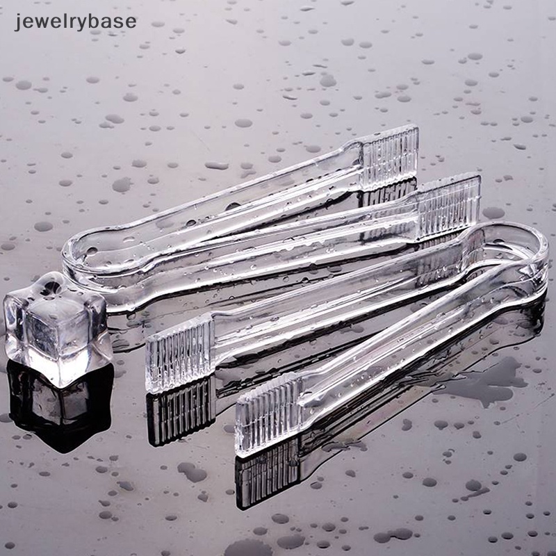 [jewelrybase] 1pc Penjepit Es Dapur Plastik Makanan Serving Tong Cube Sugar Clip Grabber Boutique