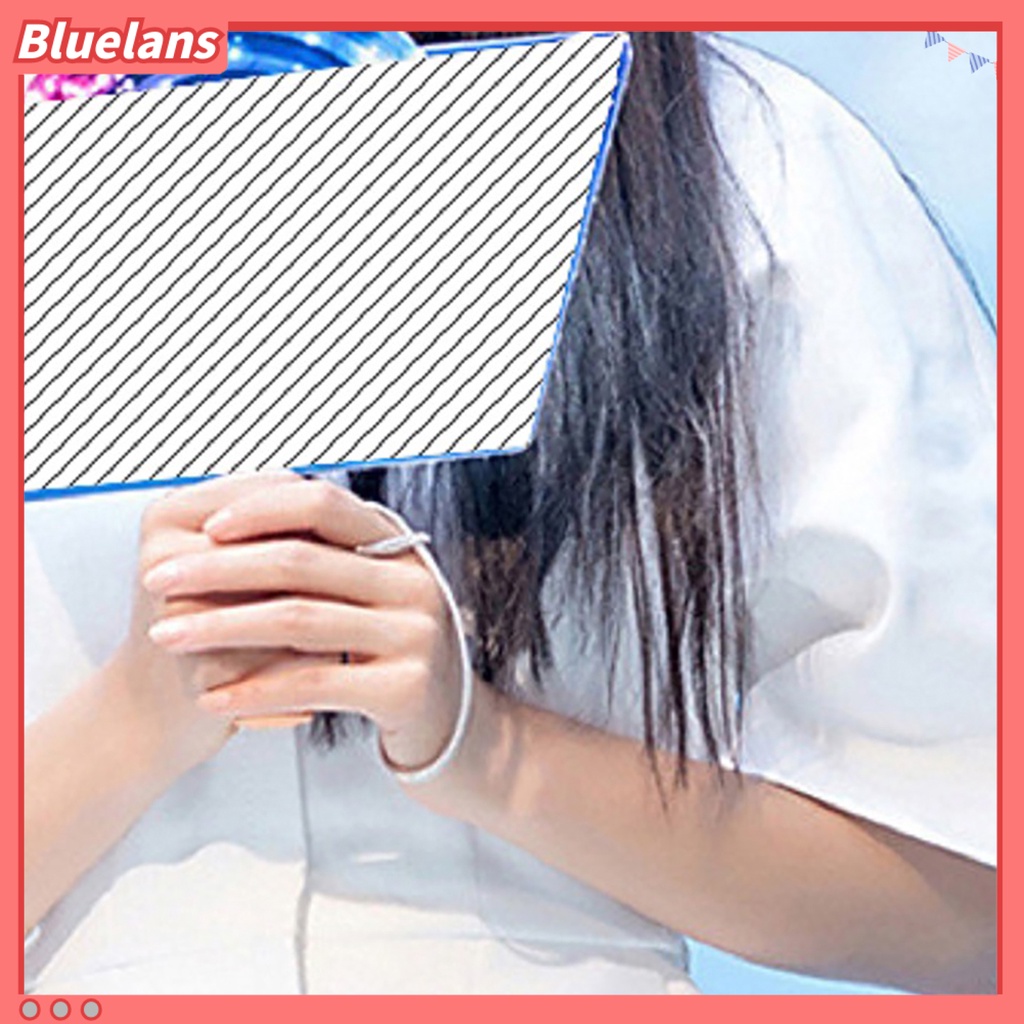 [BLS] Gelang Cincin Jari Gaya Sederhana All-match Fashion Perhiasan Berlian Imitasi Mengkilap Palm Cross Ring Untuk Pesta