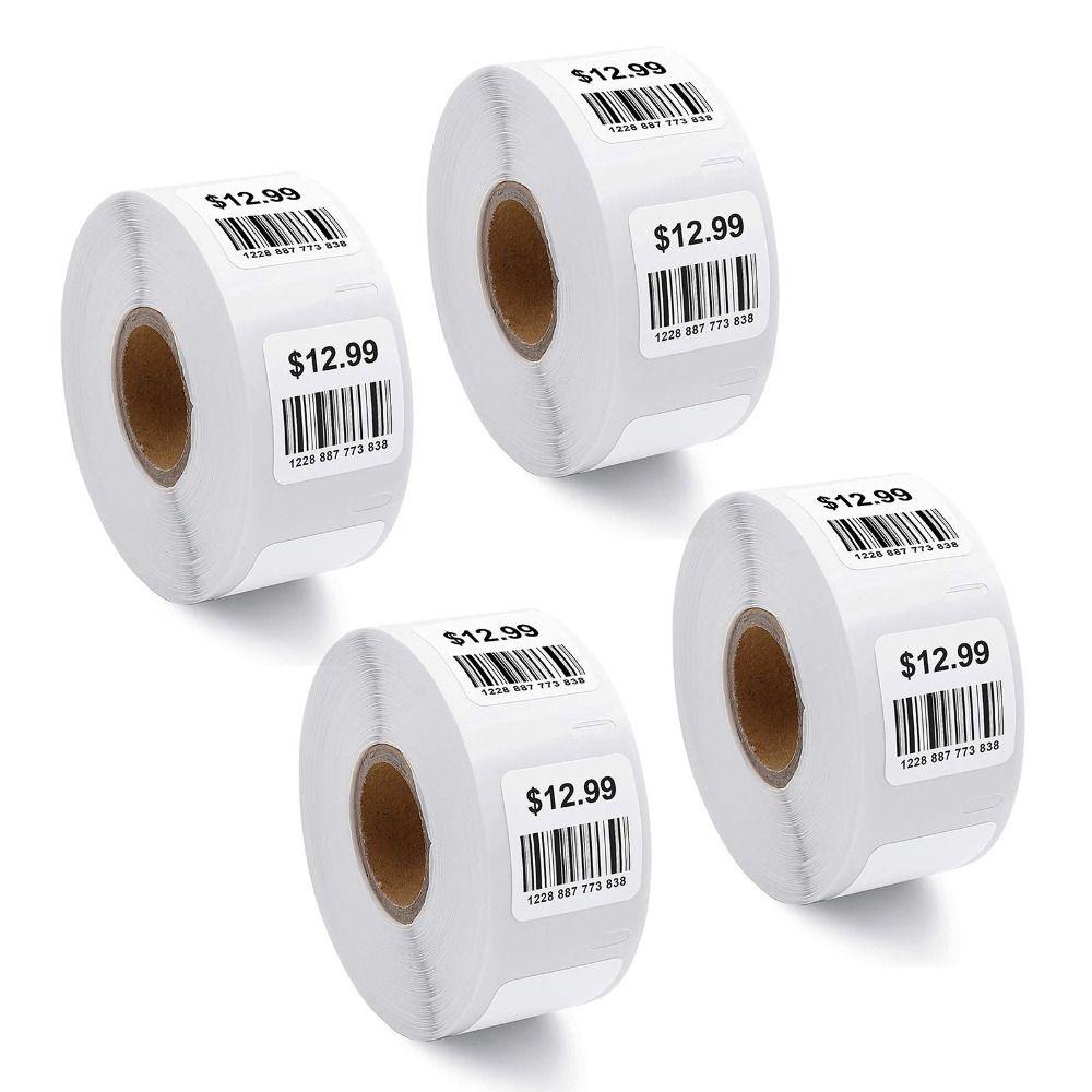 Stiker Label 2roll Populer Label Thermal Tag Persegi Kompatibel