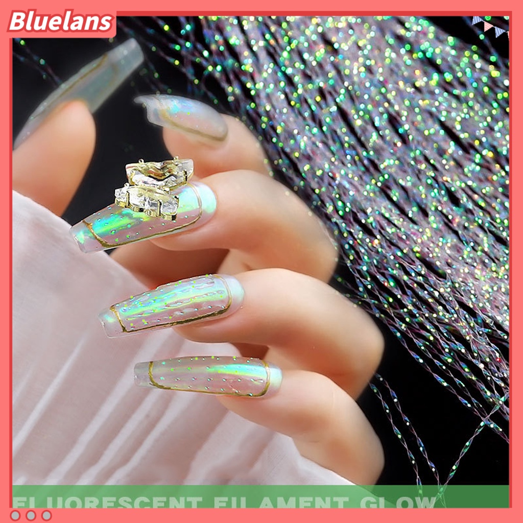 [BLM] Tape Striping Kuku Neon Garis Decals Manicure DIY Decor Untuk Aktivitas Malam Hari