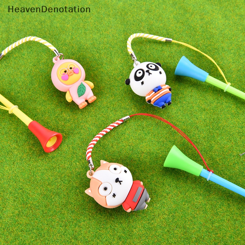 [HeavenDenotation] 1pcs Tee Karet Golf Dengan Motif Kartun Tali Holder Bola Golf Mencegah Rontok HDV