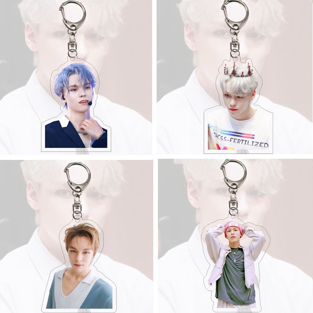 1pc SEVENTEEN Gantungan Kunci Akrilik SEUNGKWAN VERNON DINO Key Ring Gantung Atas