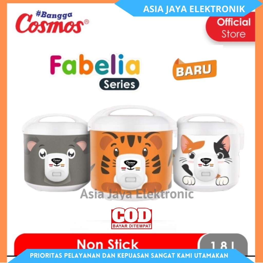 COSMOS Magicom Terbaru 1.8 Liter CRJ-3307 Fabelia Series Mejikom 3 in 1