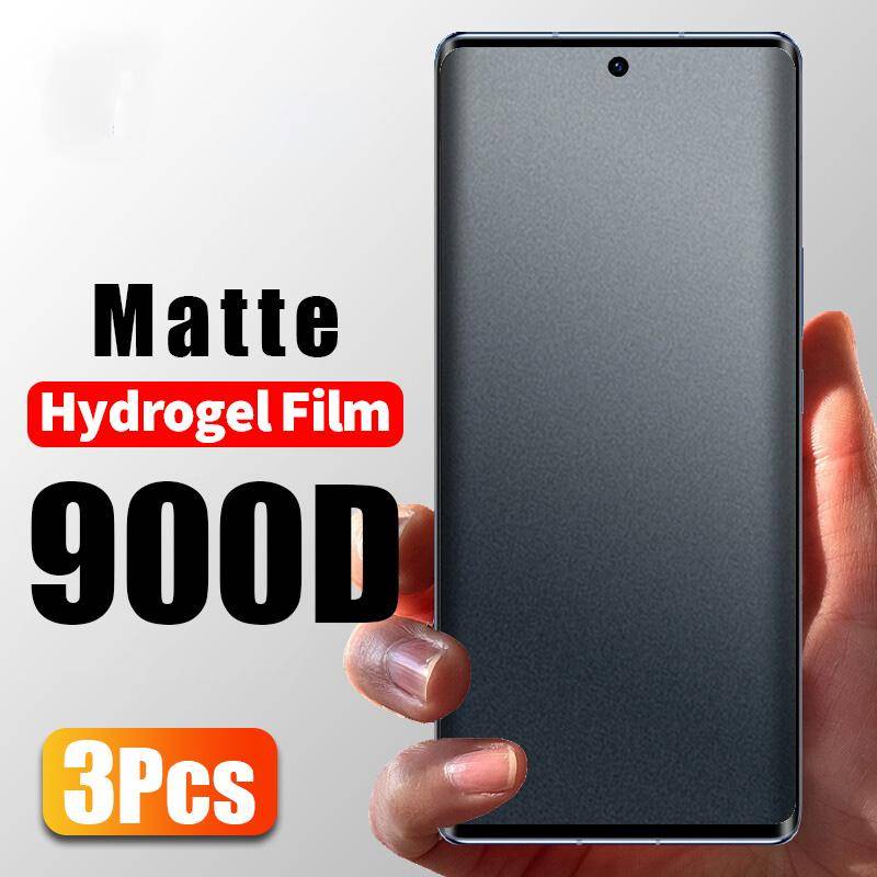 3pcs Pelindung Layar Matte Untuk Vivo iQOO 11 10 9 8 Pro 9SE 9T 7 5 3 Film Hydrogel Untuk iQOO Neo 7855 Balap7 6 5 SE 5S U1 U3 U3X U5 U5X U5e Z1 Z1X Z3 Z6 Z7i Tanpa Sidik Jari