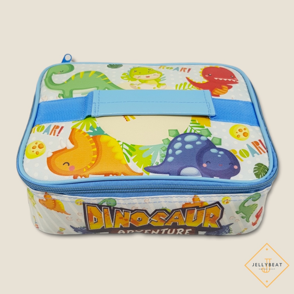 Tas Lunch Box BESAR PREMIUM Karakter Aluminium Foil Bag Insulated