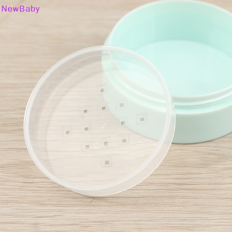 Newbaby 5g Toples Kosmetik Plastik Kosong Loose Powder Box Toples Alat Make Up Dengan Sifter ID