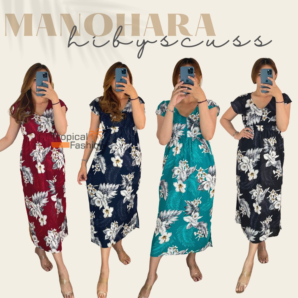 Manohara Polos Dan Bunga Bahan Rayon Premium Untuk Remaja dan Dewasa Paling Murah Dan Kekinian