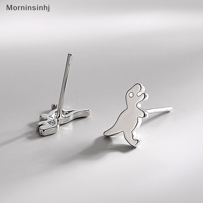 Mornin Anting Pejantan Dinosaurus Kecil Fashion Sederhana Anting Mini Dinosaurus Perempuan id