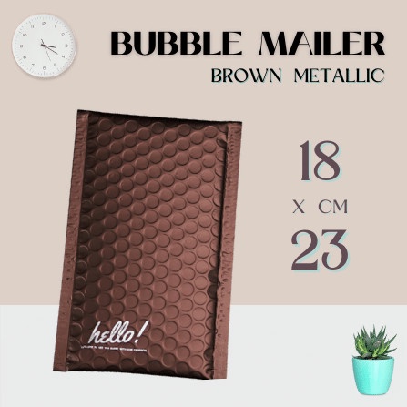 

[SC] AMPLOP BUBBLE | BUBBLE MAILER | BUBBLE PACKING OLSHOP DARK BROWN 18X23