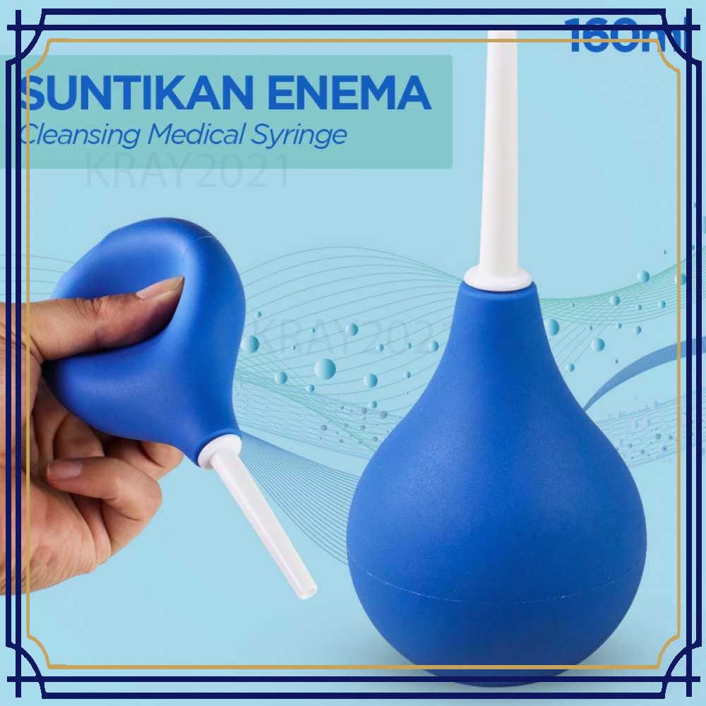 Suntikan Enema Pembersih Cleansing Medical Syringe 160ml -HT943