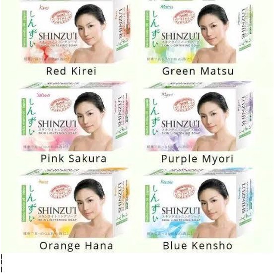 SHINZUI Skin Lightening Bar Soap 80gr Besar | Sabun Mandi Batang Shinzu'i