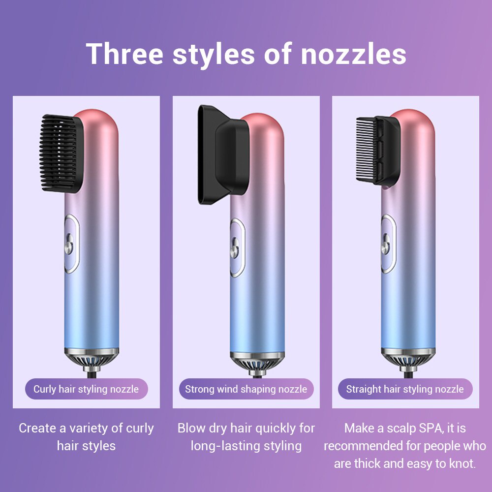 Hair Dryer and Styler Hot Air Brush Sisir Pengering Rambut 3 in 1