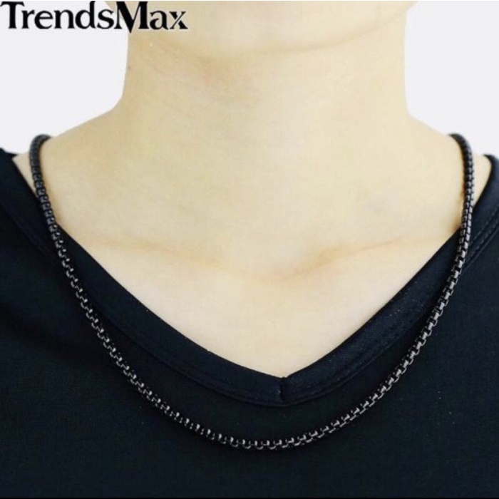 KALUNG TITANIUM PRIA - Hitam