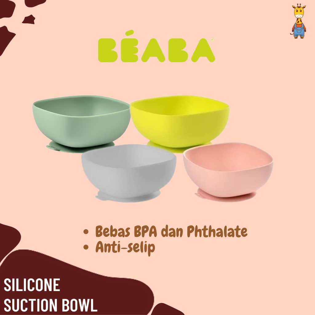 Beaba Silicone Suction Bowl - Mangkuk Makan Bayi