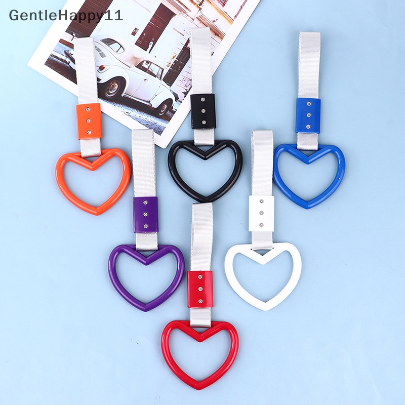 Gentlehappy Tsurikawa Ring Heart JDM Kereta Bis Gagang Strap Drift Tali Drift Auto Decor id