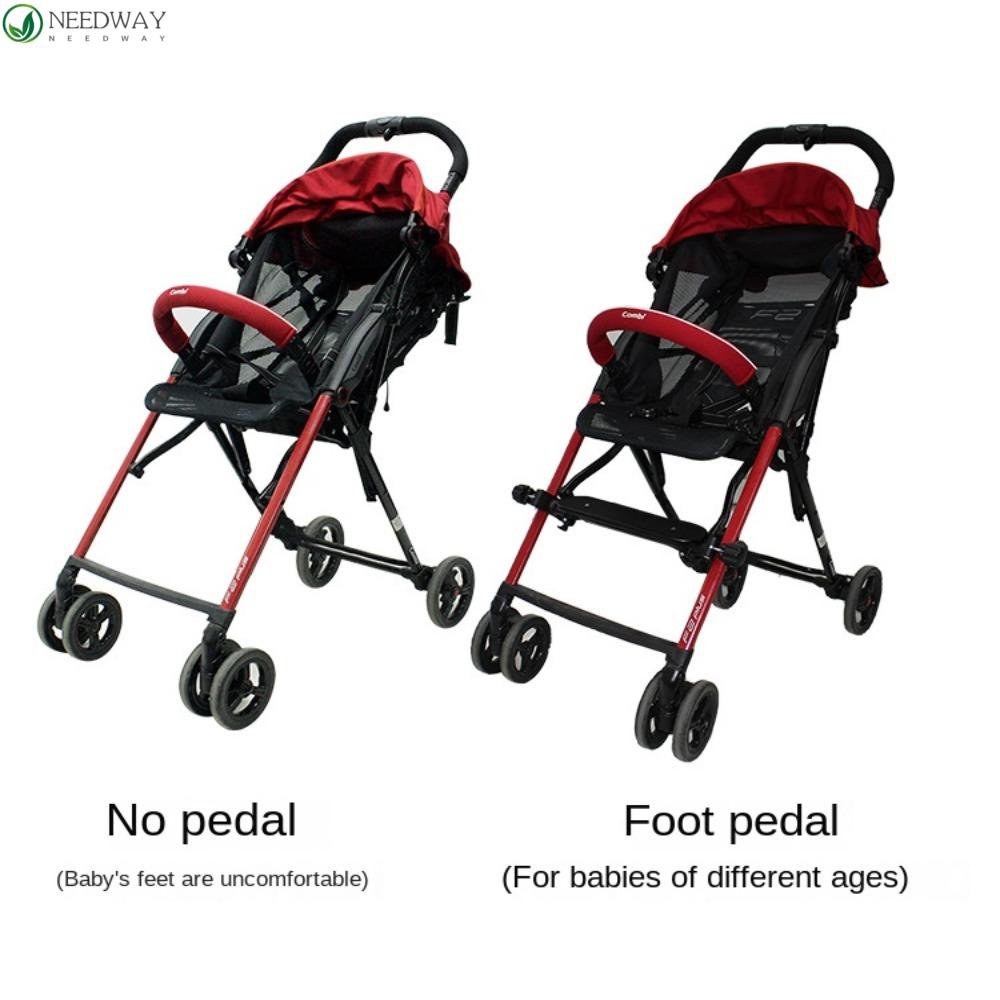 Needway Stroller Pijakan Kaki Universal Nyaman Penopang Istirahat Kaki Untuk Bayi Pushchair Pram Extended Foot Pedal Adjustable Treadle