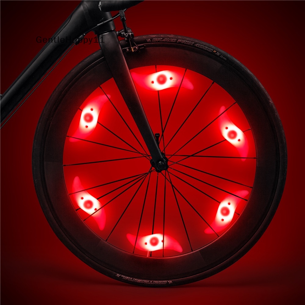 Gentlehappy Lampu Jari Roda Sepeda Plastik Waterproof MTB Balance Bicycle LED Tyre Ban Flas id