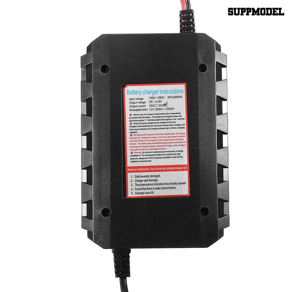 [SM]12v /20A Car Mobil LCD Display Charger Daya Asam Timbal Cerdas