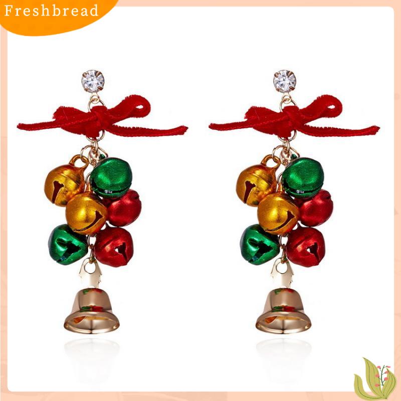 [FRA] Anting Busur Lonceng Fashion Dan Sederhana Anting Natal