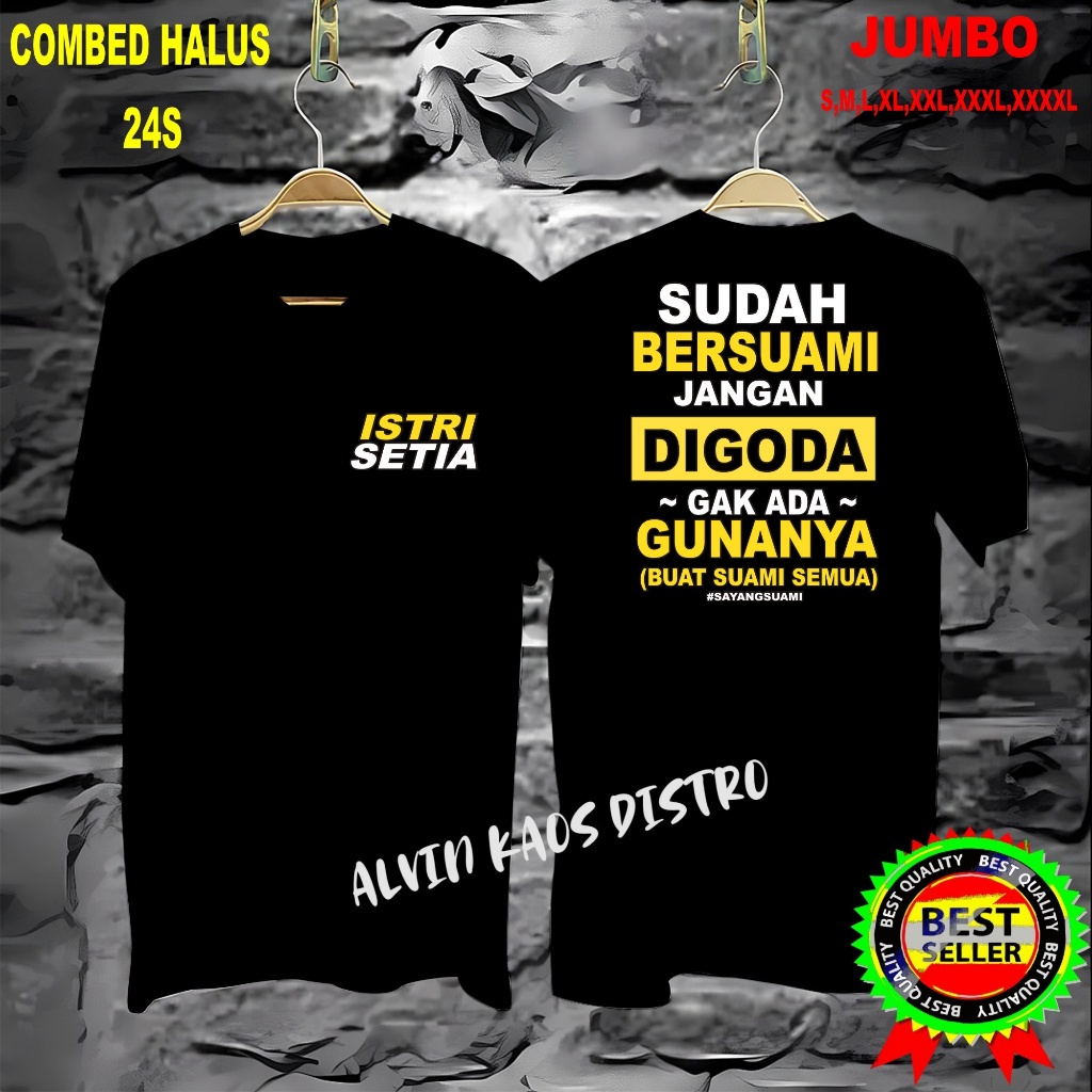 Apps Terviral Kaos dtf db Istri setia pdk KAOS MURAH  Kaos Putih Hitam Kaos Terlaris
