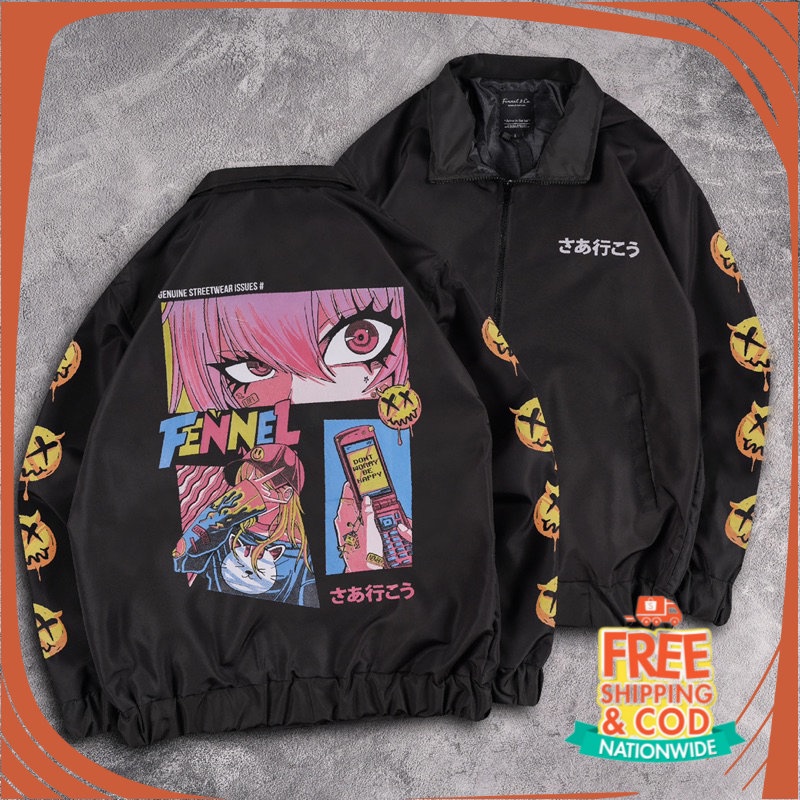 JAKET PERGI CAFE TREVELING KONSER/ [N01111] Jaket Vintage Distro Motif GENUINE STREETWEAR ISSUE