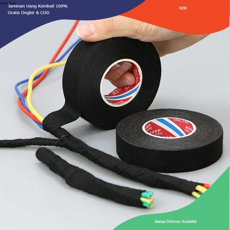 

Alat Perekat YX Lakban Kain Adhesive Cloth Tape Heat-resistant 15m 25 mm - TF11 - Black Viral