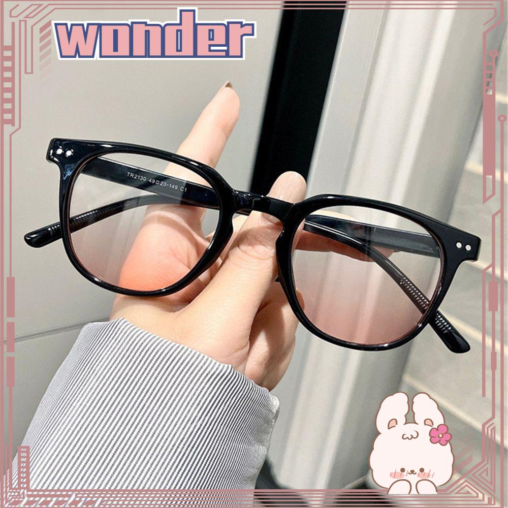 WONDER Kacamata Miopia Gaya Wanita Eyewear Blush Glasses