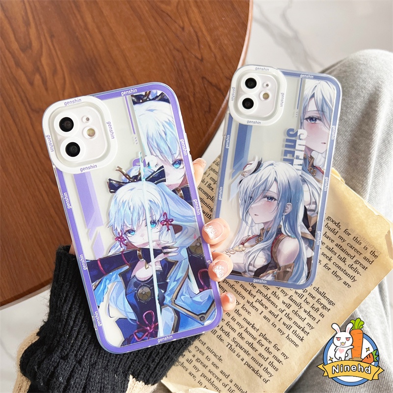 Xiaomi Redmi Note12 11 11s 10s 10 9 8 Pro Redmi 12C A1 10C 10A 10 9 9A 9C 9T Mi 11 Lite 11T 10T Poco X3 NFC Pro Honkai Star Rail Phone Case Bingkai Transparan Tahan Guncangan Soft Case