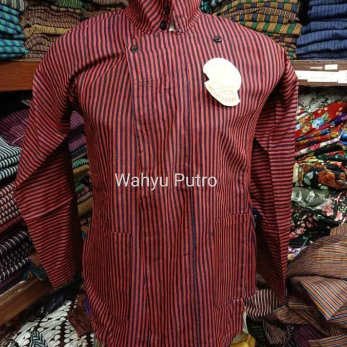 Kebaya dan Sorjan Surjan lurik Baju adat Jogja seragam batik baju dalang Walisongo Lurik