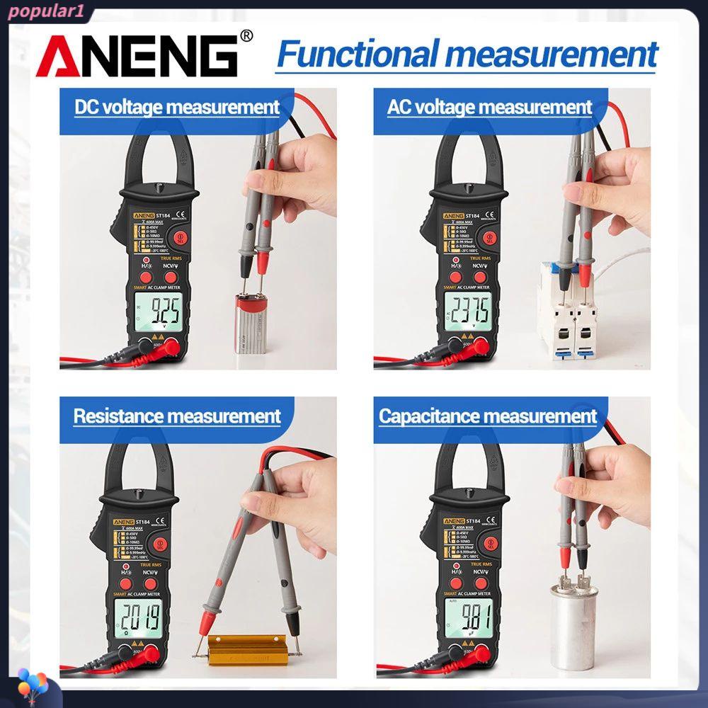 POPULAR Populer Digital Clamp Meter Data Show 6000jumlah True RMS Profesional Measuring Tester
