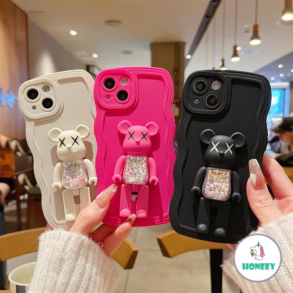 Casing Ponsel KAWS Anime Jepang Lucu 3D Kompatibel Untuk Iphone14 13 12 Pro Max Case iPhone 11 Pro Max XR Cute Shockproof Soft Cover