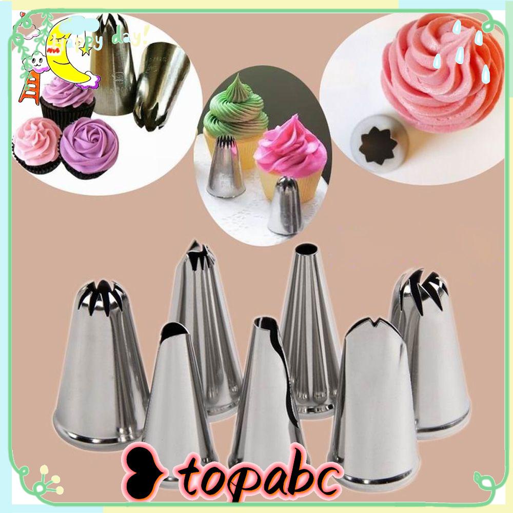 TOP 10pcs /set Spuit Piping Kue Alat Tips Pastry Icing Flower