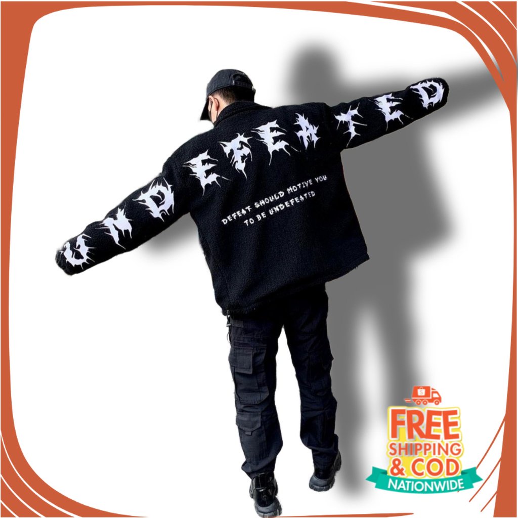 JAKET OOTD KONSER OOTD CAFE/ JAKET SHERPA | UNDEFEATED
