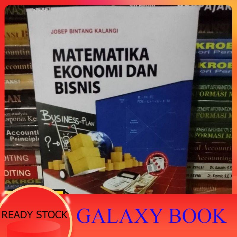 Buku Matematika Ekonomi Dan Bisnis edisi 3 buku 1 by Josep Bintang Kalangi