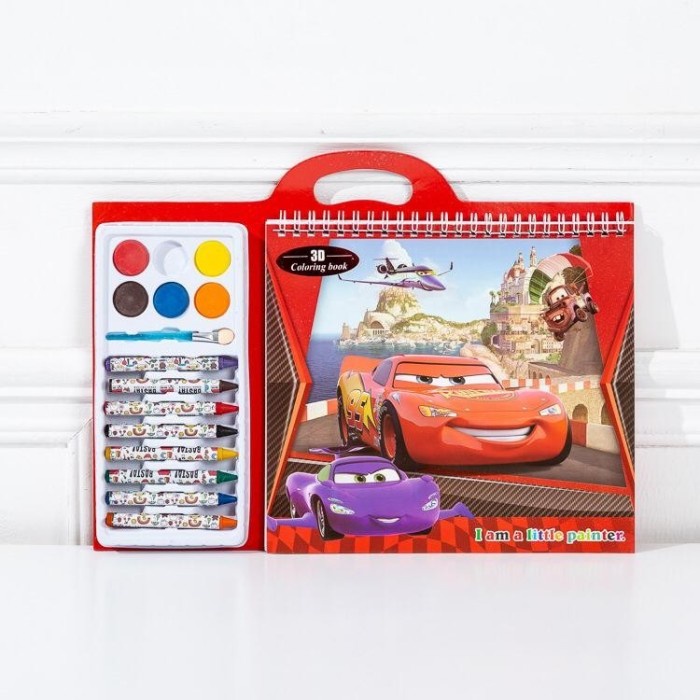 Buku Gambar Set Anak Alat Lukis Alat Mewarnai Art Set /Cat Air /Crayon Buku Gambar Karakter Cartoon