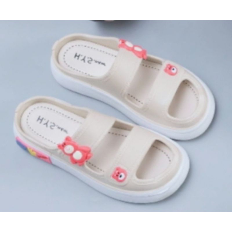 sandal wanita wedges jelly import/sendal karet perempuan korea