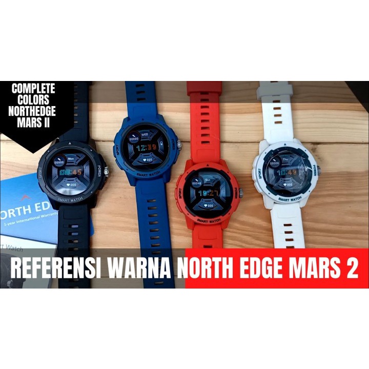 993 NORTH EDGE MARS 2 Smartwatch Heart Rate Sensor Full Touch Screen