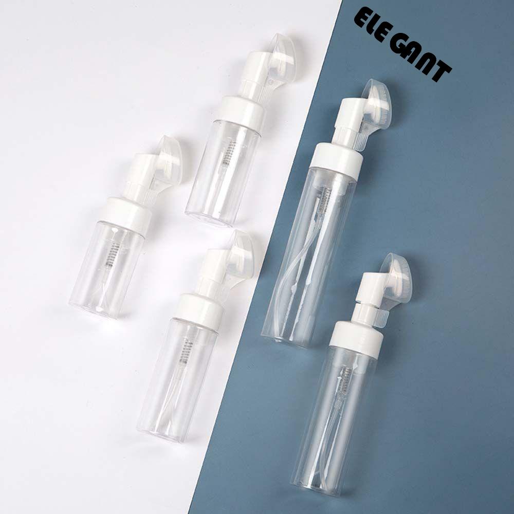 【 ELEGANT 】 Botol Spray Travel Froth Pump Alat Sub bottling Kepala Sikat Botol Isi Ulang