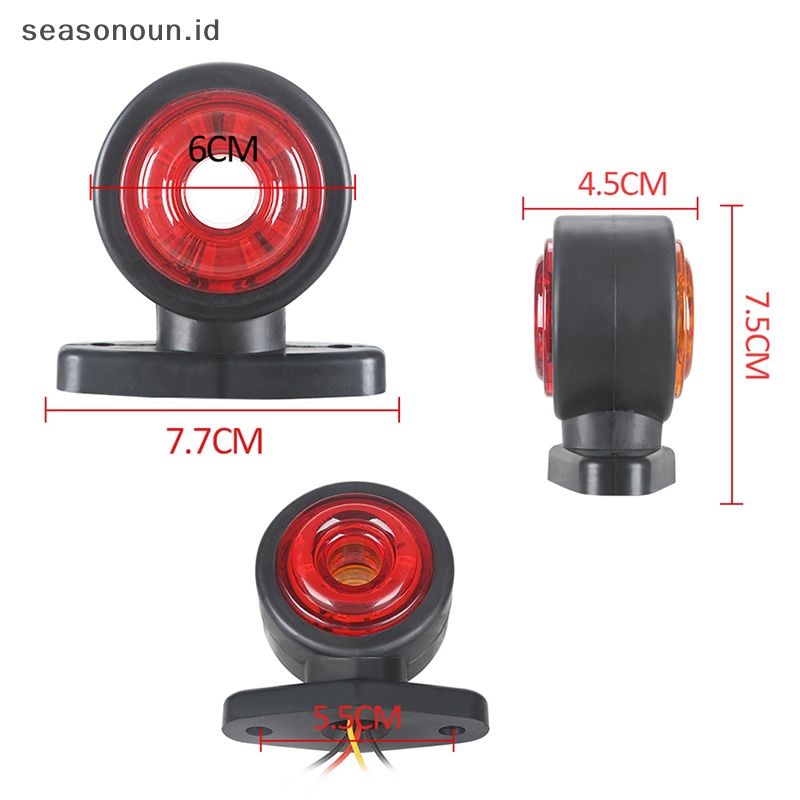 Alfineasonoun 1pcs 12v-30v lampu alfinruck lampu alfinrailer alfinail kampaskeras truk alfinide alfinar alfinndicators .