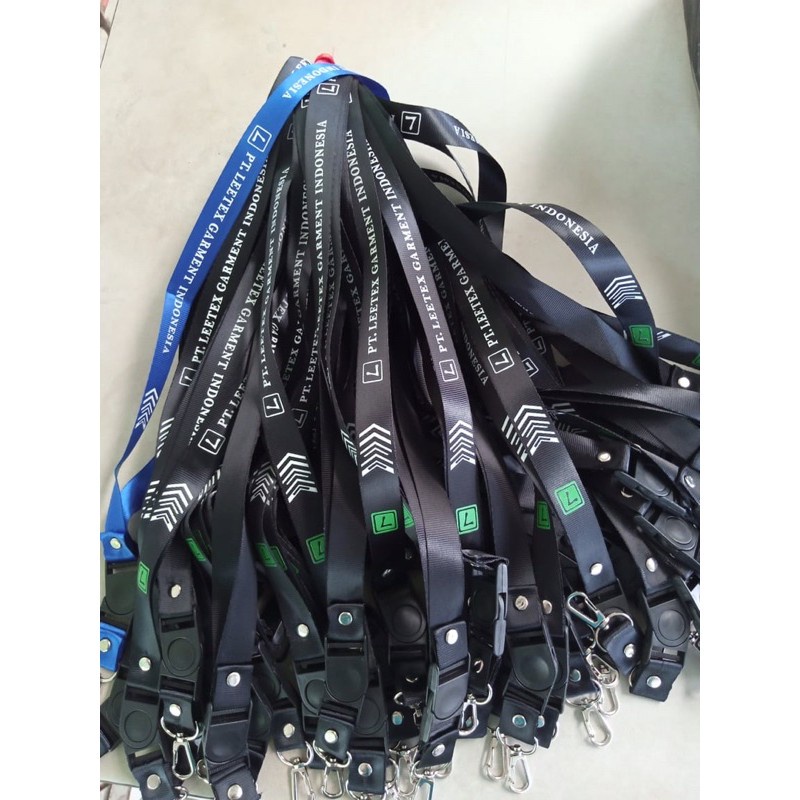 

tali lanyard id card pt leetex garment indonesia Ecer