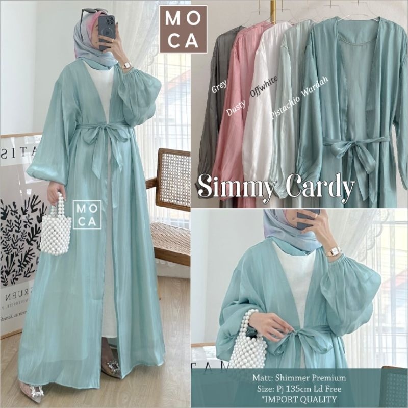 SIMMY CARDY OUTER ORI MOCA | Ld free Shimmer Prrmium