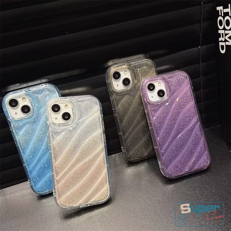 Simple Gradation Solid Color Case Compatible For IPhone 7Plus 11 13 XR 14 12 Pro Max X XS MAX 6S 6 7 8 Plus SE 2020 Creative Flash Card Soft Tpu 3D Stereo Corrugation Pattern Cover