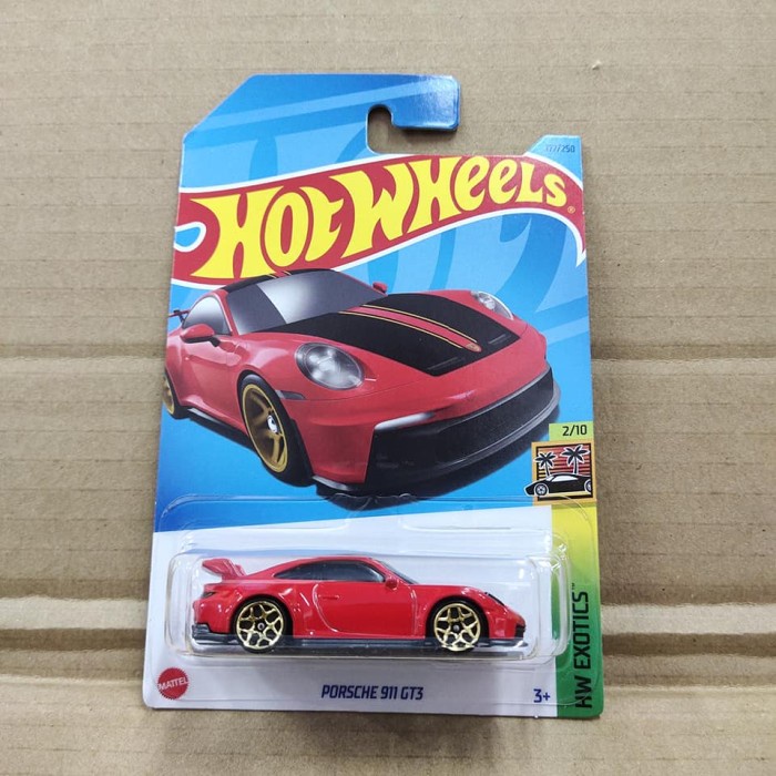 Hotwheels Porsche 911 GT3 Merah - Lot J 2023