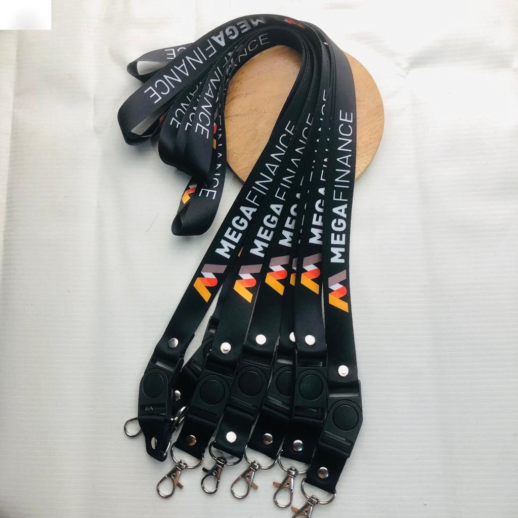 

Lanyard MEGA FINANCE Tali ID Card BANK MEGA