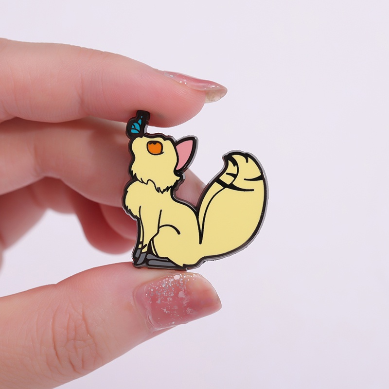 Kartun Anime Kucing Enamel Keras Lencana Bros DIY Ransel Kerah Lapel Pin Perhiasan Hadiah Fans Bros