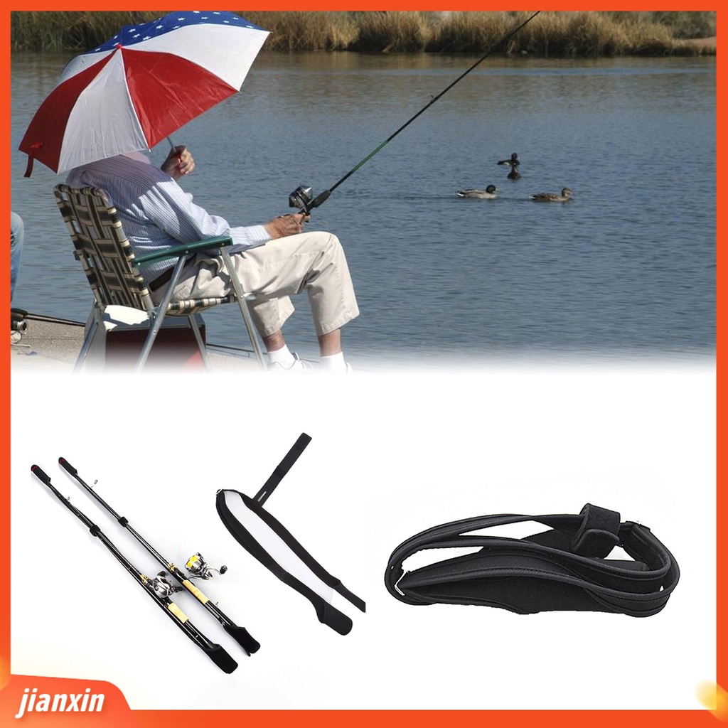 (In Stock) Fishing Rod Sock Portable Anti-slip Aksesoris Pancing Elastis Penutup Batang Tahan Sobek Untuk Memancing Pancing Laut Berputar