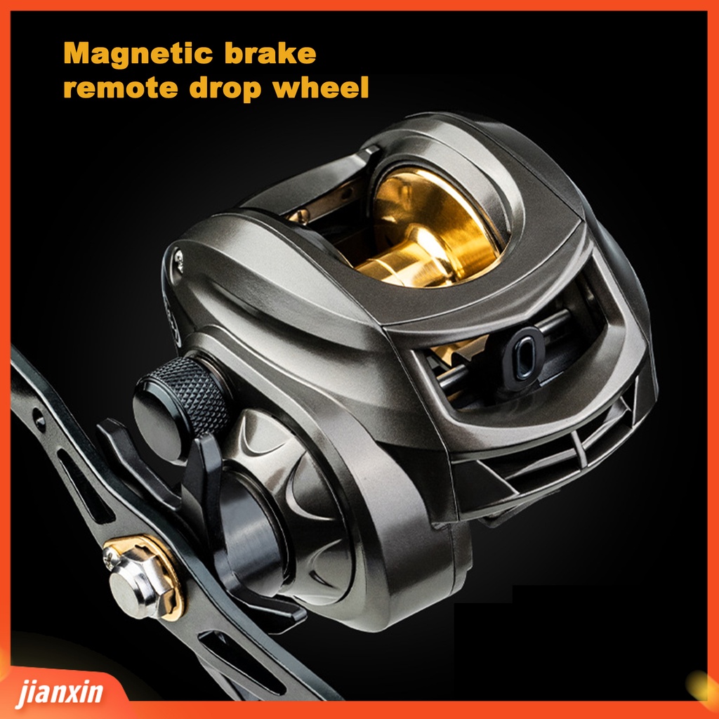 (In Stock) AK2000 ic Gulungan Pancing Rem Tombol Berputar 12gears Baitcasting Garis Tahan Ledak Water Drop Wheel Untuk Di Luar Ruangan